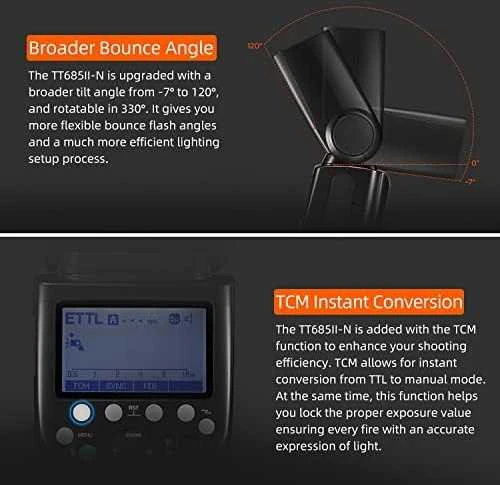 „Godox Speedlite TT685II Canon“.