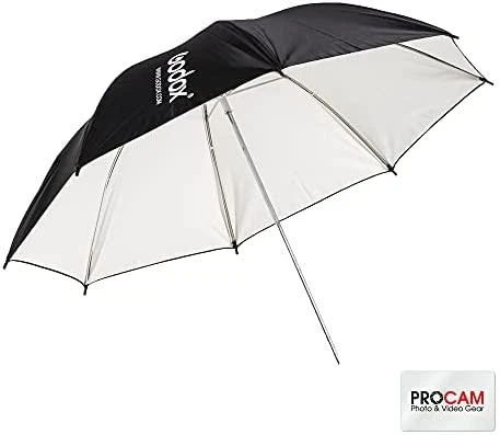 Godox UB-004 Juodas and Baltas Umbrella 84cm