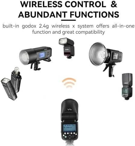 Godox V1 apvalios galvos blykstė Canon