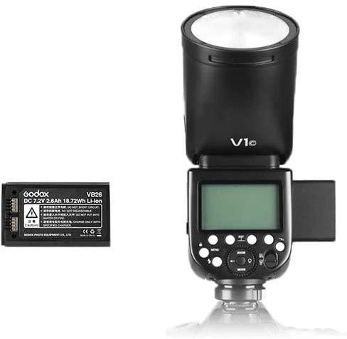 Godox V1 apvalios galvos blykstė Canon