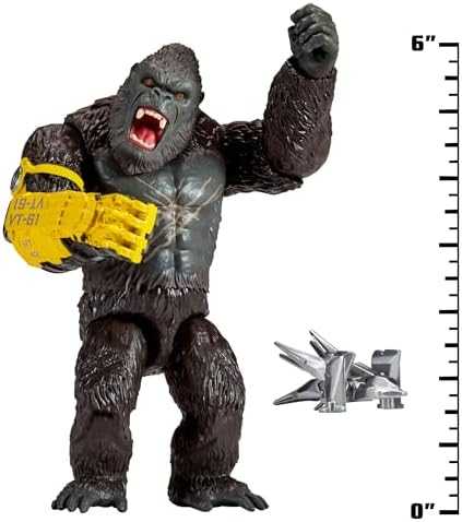 Godzilla X Kong GODZILLA 6" figūrėlė Kong su B.E.A.S.T. pirštine, 35204
