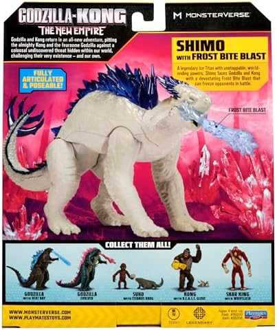 Godzilla X Kong GODZILLA 6" figūrėlė Shimo with Frost Bite Blast, 35206
