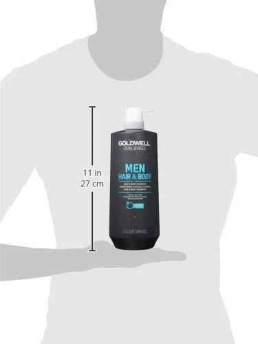 Vyriškas plaukų ir kūno šampūnas Goldwell Men Hair & Body, 1000 ml
