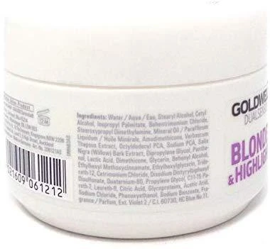 „Goldwell Dualsenses Blondes Highlights“ 60 sekundžių plaukų kaukė moterims, 200 ml