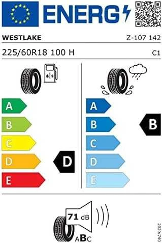 Vasarinės padangos Westlake Zuper Eco Z-107 225/60 R18 100 H (D B B 71dB)
