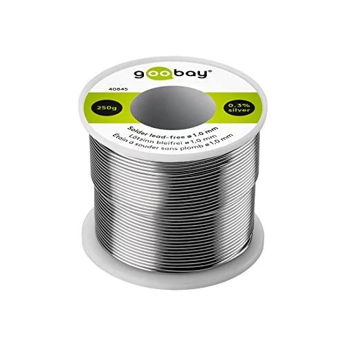 Goobay Bešvinis litavimo lydinys 1mm 250g (40845)