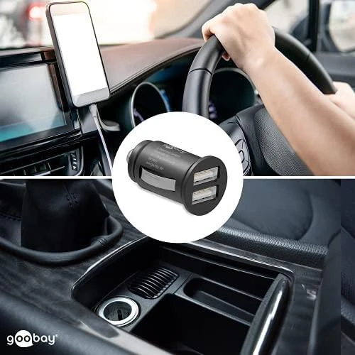 Goobay | Goodbay Dual USB car charger 2,1A | 5 V