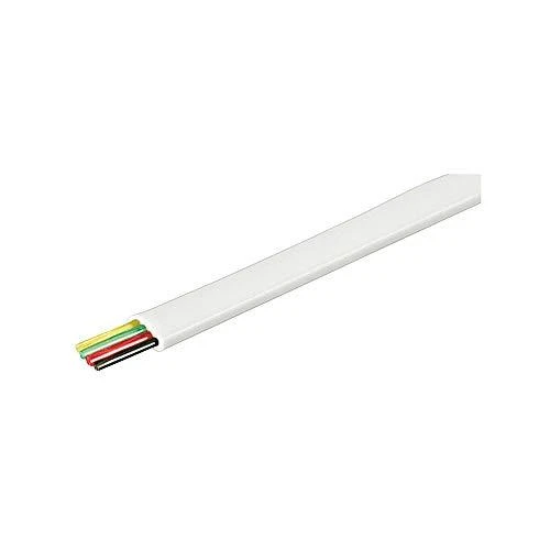 Goobay Modulio kabelis, 4P, ritininis, 100 m DELTACO baltas / MD-14