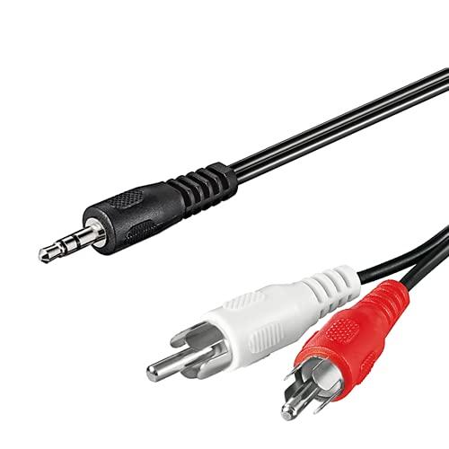 Wentronic TECHLY 504402 Techly Audio stereo laidas, lizdas 3,5 mm iki 2x RCA M/M 50 cm