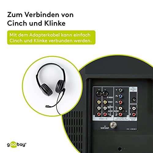 Wentronic TECHLY 504402 Techly Audio stereo laidas, lizdas 3,5 mm iki 2x RCA M/M 50 cm