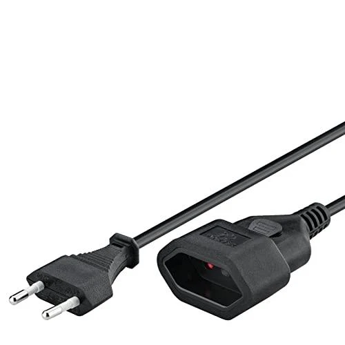 Goobay DELTACO OSG kabelis, RAK CEE 7/16 - RAK IEC 60906-1 klasė 3 m, juodas / DEL-109AE