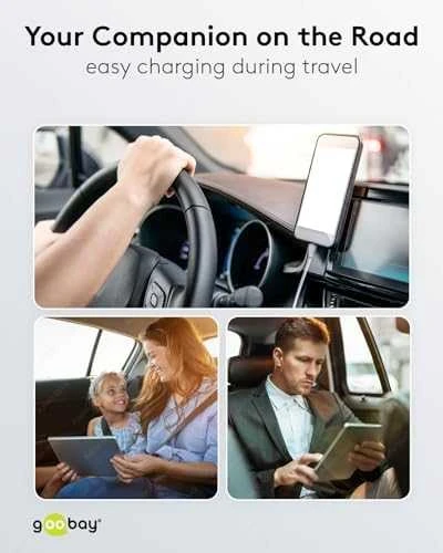 Įkroviklis automobilis 2x USB-C PD 3A 30W Goobay