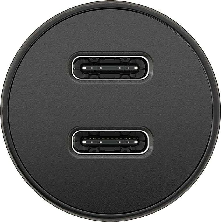 Automobilinis įkroviklis su dviem USB-C jungtimis