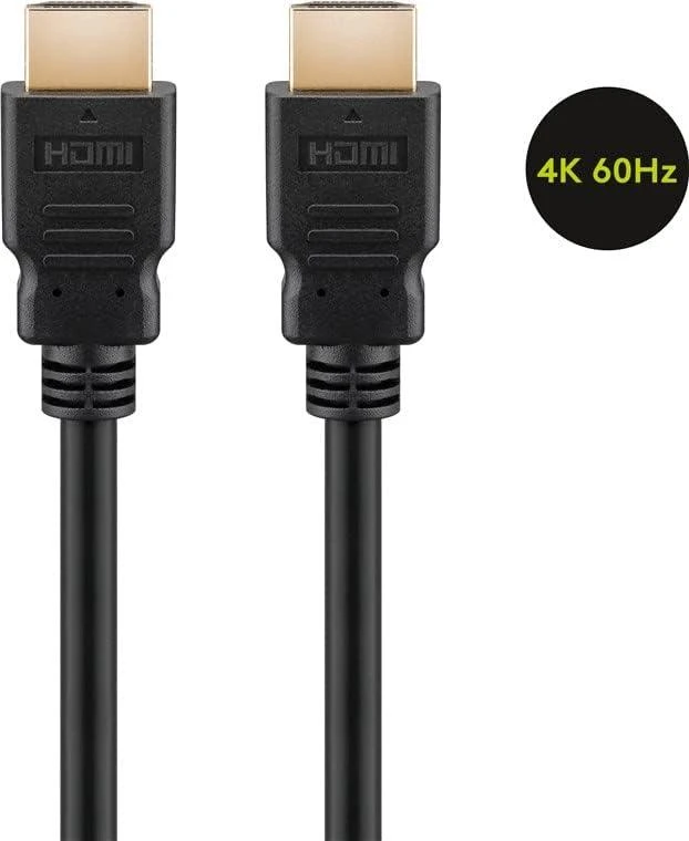 HDMI kabelis 2m su auksinėmis jungtimis