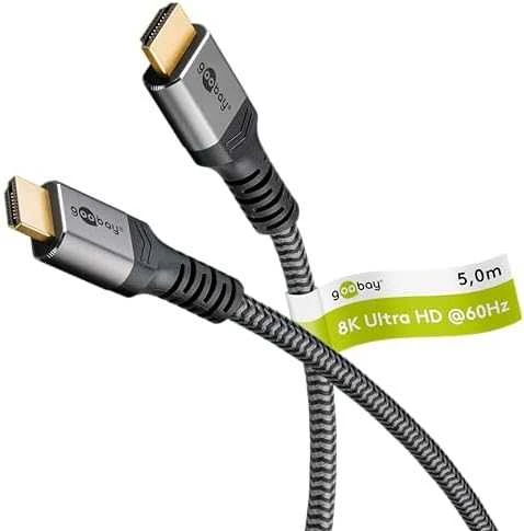 „Goobay“ itin didelės spartos HDMI kabelis | 65263 | 5 m