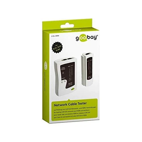 Goobay Intracom INTELLINET 780087 Kabelio testeris RJ45 / RJ12 / RJ11