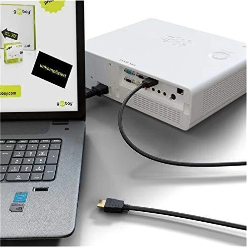 HDMI - HDMI kabelis Goobay 0.5m