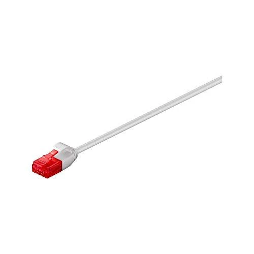 Goobay 71545 CAT 6 plonas patch kabelis U/UTP,pilkas, 0,15 m