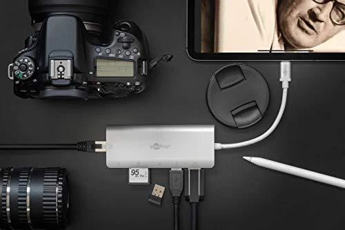 Goobay Apvalus | USB-C Premium kelių prievadų dokas | 76788