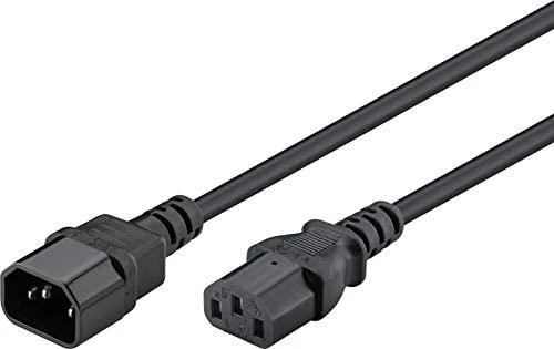 Goobay MANHATTAN 352673 Manhattan Prailginamasis maitinimo laidas IEC320 C14 to C13 10A 1m juodas