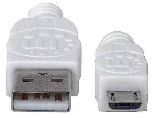StarTech Manheteno didelės spartos USB įrenginio kabelis A kištukas / Micro-B kištukas, 1,0 m, Baltas, 323987
