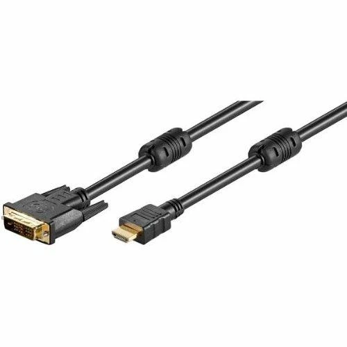 Kabelis DVI-D (18+1) Single Link - HDMI Goobay 5m