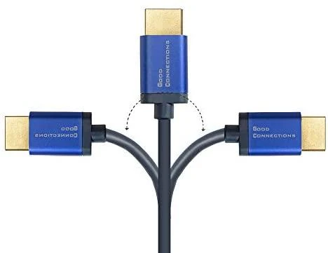 Alcasa HDMI kabelis su lanksčia jungtimi