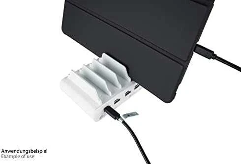 Good Connections Geros jungtys Geros jungtys USB-Desktop-Schnellladestation 110W 10-Port (5x USB-C 5x USB-A)