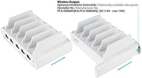 Good Connections Geros jungtys Geros jungtys USB-Desktop-Schnellladestation 110W 10-Port (5x USB-C 5x USB-A)