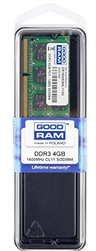 GOODRAM GR1600S364L11S/4G GOODRAM DDR3 4GB 1600MHz CL11 SODIMM 1.5V (512x8)
