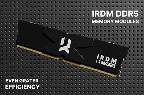 GOODRAM IR-6000D564L30/64GDC DDR5 64GB 6000MHz 30-36-36-76 DUAL CHANNEL KIT IRDM Juodas V Sidabrinis