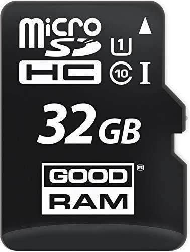 Atminties kortelė GOODRAM 32 GB Micro SDHC class 10 UHS I, su adapteriu