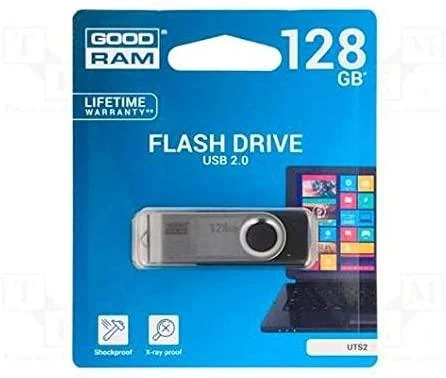 GOODRAM UTS2-1280K0R11 GOODRAM atmintis USB UTS2 128GB USB 2.0 Juodas