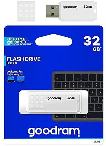 GOODRAM UME2-0320W0R11 GOODRAM atmintis USB UME2 32GB USB 2.0 Baltas