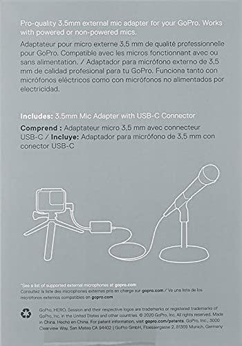 GOPRO PRO 3,5 MM MIC ADAPTERIS (HERO12/11/10/9/8/7/6/5)