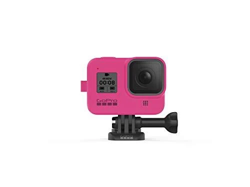 GOPRO SLEEVE + LANYARD (HERO8 Juodas) ELECTRIC Rožinis