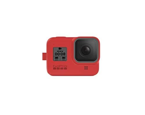 GOPRO SLEEVE + LANYARD (HERO8 Juodas) FIRECRACKER Raudonas