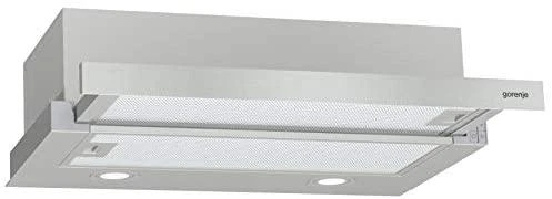 Gartraukis Gorenje | Hood | BHP623E8X | Telescopic | Energy efficiency class B | Plotis 60 cm | 610 m³/h | Mechanical control | LED | Nerūdijantis plienas