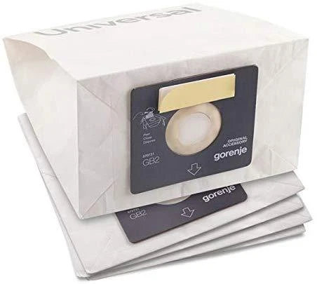 Gorenje dulkių siurblių maišeliai GB2PBU Maišelių skaičius 5 vnt., Filtrų skaičius 1 Kempininis filtras vnt., Universalus dulkių maišelis, Baltas
