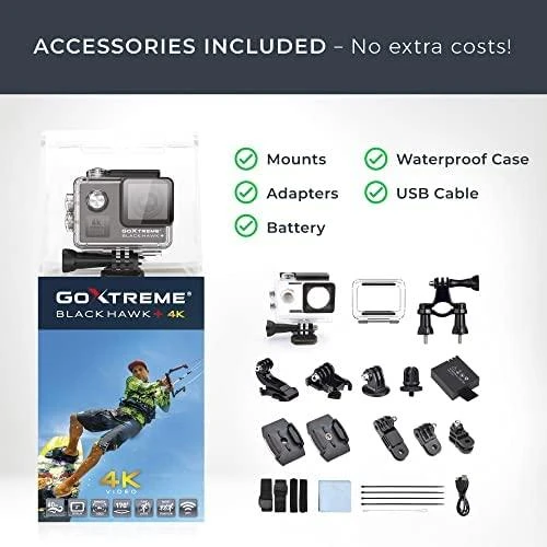 Easypix GoXtreme Juodas Hawk+