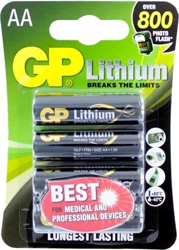 GP Baterija 1x4 GP Lithium Mignon 1,5V AA 07015LF-C