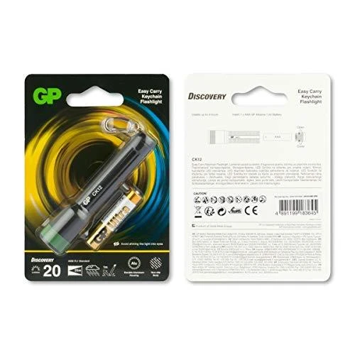 Gold Peak Industries GP Baterija GP žibintuvėlis CK12 20 liumenų 1 x AAA juodas 260GPACTCCK12000