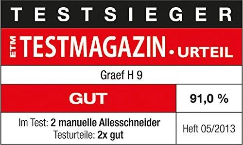 GMBH & CO Graef Manuale H 93 maisto pjaustyklė raudona
