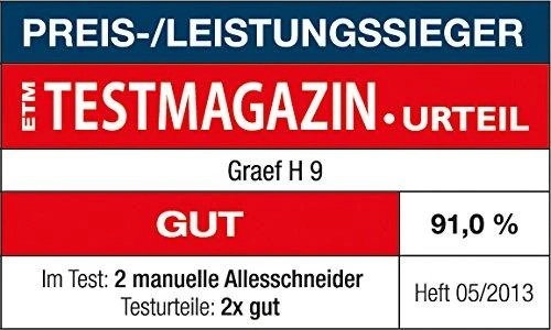 GMBH & CO Graef Manuale H 93 maisto pjaustyklė raudona