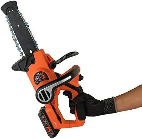 Black & Decker Juodas + DECKER AKU grandininis pjūklas. 18V -
