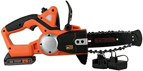 Black & Decker Juodas + DECKER AKU grandininis pjūklas. 18V -