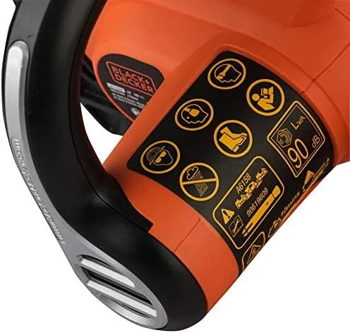 Black & Decker Juodas + DECKER AKU grandininis pjūklas. 18V -