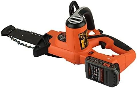 Black & Decker Juodas + DECKER AKU grandininis pjūklas. 18V -