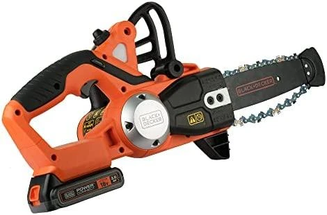 Black & Decker Juodas + DECKER AKU grandininis pjūklas. 18V -