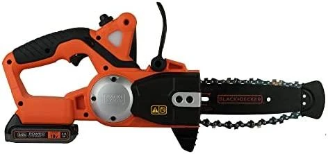 Black & Decker Juodas + DECKER AKU grandininis pjūklas. 18V -
